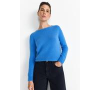 Rundhalspullover RICHROYAL, Damen, Gr. M, blau (blau belle), Strick, Obermaterial: 43% Polyacryl, 39% Polyamid, 15% Alpaka, 3% Elasthan, Rundhals, Bündchen, Pullover Rundhalspullover, in flauschiger Q