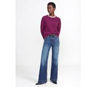 Rundhalspullover RICHROYAL "Rich & Royal", Damen, Gr. L, lila (festive fuchsia), Obermaterial: 61% Polyacryl, 21% Wolle, 18% Polyester, Pullover Rundhalspullover (41339147-L) festive fuchsia