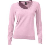 Rundhalspullover "Rundhals-Pullover", Damen, Gr. 42, rosa (rosé), 100% Baumwolle, LINEA TESINI BY HEINE, unifarben, Pullover Rundhalspullover (39884568-42) rosé