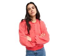 Rundhalspullover ROXY "Chill Story", Damen, Gr. M, hibiscus, Obermaterial: 65% Polyester, 35% Baumwolle., Pullover Rundhalspullover (71252134-M) hibiscus