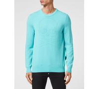Rundhalspullover Skull And Plein M