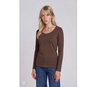 Rundhalspullover SMITH & SOUL, Damen, Gr. M, schwarz chocolat, Feinstrick, Material: 50% Baumwolle, 50% Polyester, unifarben, regular fit normal, Rundhals, eingesetzt gerader Abschluss, Pullover Rundh