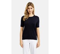 Rundhalspullover SMITH & SOUL, Damen, Gr. S, blau (marine), Feinstrick, Material: 80% Viskose, 20% Polyamid, unifarben, slim fit normal, Rundhals, eingesetzt Rippbündchen, Pullover Rundhalspullover, a