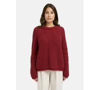 Rundhalspullover SMITH & SOUL, Damen, Gr. S, cherry, Grobstrick, Material: 42% Polyacryl, 30% Polyamid, 14% Mohair, 14% Wolle, unifarben, regular fit normal, Rundhals, Raglanärmel Rollsaum, Pullover R