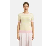 Rundhalspullover SMITH & SOUL, Damen, Gr. XL, rosa (rose powder), Feinstrick, Material: 80% Viskose, 20% Polyamid, gestreift, regular fit normal, Rundhals, eingesetzt Rippbündchen, Pullover Rundhalspu