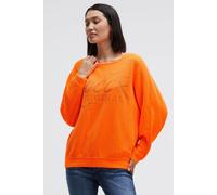 Rundhalspullover SOCCX, Damen, Gr. 3XL, orange, Strick, Material: 100% Polyester, bedruckt, regular fit normal, Rundhals, Fledermausärmel Rippbündchen, Pullover Rundhalspullover, mit Fledermaus-Ärmeln