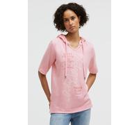 Rundhalspullover SOCCX, Damen, Gr. L, french rose melange, Strick, Material: 53% Viskose, 43% Polyester, 4% Elasthan, bedruckt, regular fit normal, Rundhals, eingesetzt gerader Abschluss, Pullover Run