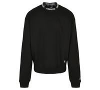 STARTER BLACK LABEL Herren Starter Jaquard Rib Crewneck Black, XXL