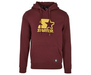 Rundhalspullover STARTER BLACK LABEL "Starter Black Label Herren Starter The Classic Logo Hoody", Herren, Gr. S, port, 65% Baumwolle, 35% Polyester, mehrfarbig, loose fit, ohne Ausschnitt, Pullover Ru