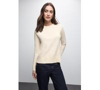 Street One Damen 3015507 Rundhals Pullover, Soft beige, 34