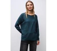 Street One Frauen Basic Dolman Pullover in Türkis, Gr: 34