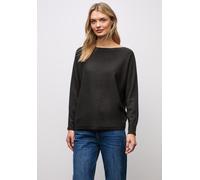 Street One Damen 3015504 Basic Dolman Pullover, Darkest Brown, 40