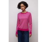 Street One Gestreifter Pullover Magenta Dream 44