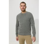 Rundhalspullover STREET ONE MEN, Herren, Gr. XXL (46), dusty mint, Web, 100% Baumwolle, unifarben, normal normal, Rundhals, Rippbündchen, Pullover Rundhalspullover, aus reiner Baumwolle (45034803-XXL)