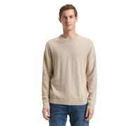 Tom Tailor Herren 1039805 Pullover, 38310 - Cashew Beige Melange, XXL