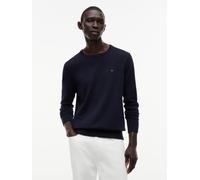 Tommy Hilfiger Herren Pullover Essential Cotton Crew Neck aus Baumwolle, Blau (Desert Sky), L