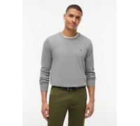 Tommy Hilfiger Herren Pullover Essential Cotton Crew Neck aus Baumwolle, Grau (Medium Grey Heather), L