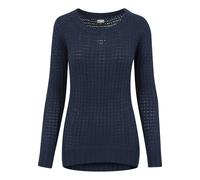 Urban Classics Ladies Long Wideneck Sweater Frauen in Gr. L in Blau