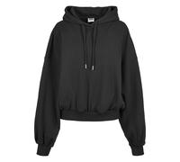 Urban Classics Damen Kapuzenpullover TB4084 – Oversized Bio-Frottee – Schwarz XL/XXL