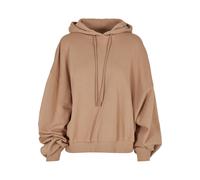 Rundhalspullover URBAN CLASSICS "Urban Classics Damen Ladies Organic Oversized Terry Hoody", Damen, Gr. XS/S, amber, 100% Baumwolle, unifarben, oversize, ohne Ausschnitt, Pullover Rundhalspullover (66