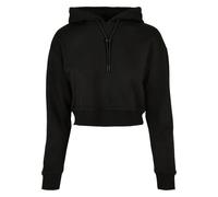 Urban Classics Ladies Short Terry Hoody in Gr. 4XL in Schwarz