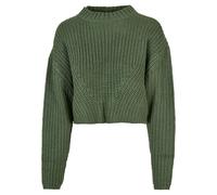 Urban Classics Damen Ladies Wide Oversize Sweater Sweatshirt, salvia, 4XL