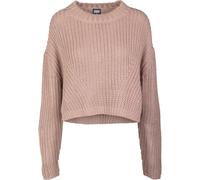 Urban Classics Ladies Wide Oversize Sweater in Gr. S in Braun