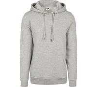 Rundhalspullover URBAN CLASSICS "Urban Classics Herren Basic Sweat Hoody", Herren, Gr. L, grau, 63% Baumwolle, 37% Polyester, unifarben, normal, ohne Ausschnitt, Pullover Rundhalspullover (47501842-L)