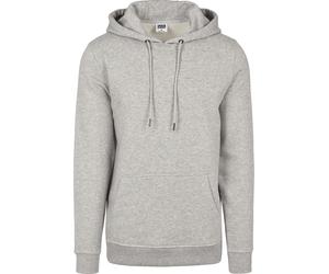 Rundhalspullover URBAN CLASSICS "Urban Classics Herren Basic Sweat Hoody", Herren, Gr. L, grau, 63% Baumwolle, 37% Polyester, unifarben, normal, ohne Ausschnitt, Pullover Rundhalspullover (47501842-L)
