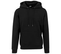 Rundhalspullover URBAN CLASSICS "Urban Classics Herren Basic Sweat Hoody", Herren, Gr. M, schwarz, 63% Baumwolle, 37% Polyester, unifarben, normal, ohne Ausschnitt, Pullover Rundhalspullover (54071138