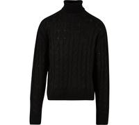 Urban Classics Boxy Roll Neck Sweater in Gr. S in Schwarz