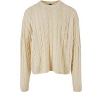 Rundhalspullover URBAN CLASSICS "Urban Classics Herren Boxy Sweater", Herren, Gr. 5XL, sand, 100% Polyacryl, unifarben, oversize, Rundhals, Pullover Rundhalspullover (14515901-5XL) sand