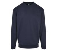 Urban Classics Crewneck Sweatshirt – Rundhals – 65% Baumwolle/35% Polyester – L Blau