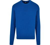 Rundhalspullover URBAN CLASSICS "Urban Classics Herren Heavy Oversized Sweater", Herren, Gr. L, royalblau, 100% Baumwolle, unifarben, normal, Rundhals, Pullover Rundhalspullover (69369622-L)