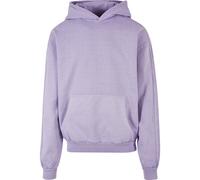 Hoodie URBAN CLASSICS "Urban Classics Herren Heavy Terry Garment Dye Hoody", Herren, Gr. 4XL, lila, 100% Baumwolle, unifarben, Rundhals, Sweatshirts Hoodie (26238101-4XL) lila