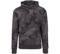Rundhalspullover URBAN CLASSICS "Urban Classics Herren High Neck Camo Hoody", Herren, Gr. S, grau (schwarzcamouflage), 60% Baumwolle, 40% Polyester, normal, ohne Ausschnitt, Pullover Rundhalspullover
