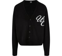 Urban Classics Herren Cardigan Initials Schwarz Größe 5XL