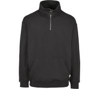 Urban Classics Organic Basic Troyer Herren-Sweatshirt - schwarz M