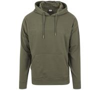 Rundhalspullover URBAN CLASSICS "Urban Classics Herren Oversized Sweat Hoody", Herren, Gr. S, olive, 50% Baumwolle, 50% Polyester, unifarben, oversize, ohne Ausschnitt, Pullover Rundhalspullover (5598