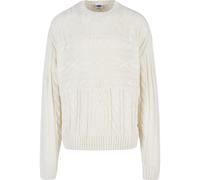 Rundhalspullover URBAN CLASSICS "Urban Classics Herren Set In Boxy Sweater", Herren, Gr. L, sand, 100% Polyacryl, unifarben, relaxed fit, Rundhals, Pullover Rundhalspullover (38716703-L) sand