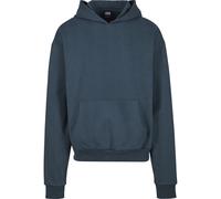 Rundhalspullover URBAN CLASSICS "Urban Classics Herren Ultra Heavy Hoody", Herren, Gr. XL, blau (bottlegrün), 100% Baumwolle, unifarben, oversize, ohne Ausschnitt, Pullover Rundhalspullover (23472768-