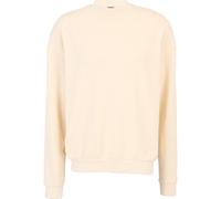 Rundhalspullover URBAN CLASSICS "Urban Classics Light Terry Crew", Herren, Gr. XL, sandweiß, 75% Baumwolle, 25% Polyester, unifarben, normal, Rundhals, Pullover Rundhalspullover (54314034-XL) sandweiß