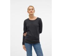 VERO MODA - VMCARE STRUCTURE LS O-NECK BLOU NOOS Dark Grey Melange - Gr. - S