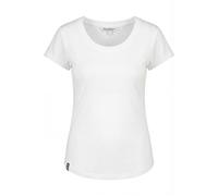 Rundhalsshirt ALIFE & KICKIN "Damen EiraAK P Kurzarmshirt, Shirt", Damen, Gr. M, we are alife elegance, weiß, 100% Baumwolle (Bio), Shirts Rundhalsshirt, leichtes Print Sommer-Top aus Bio-Baumwolle mi