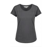 Rundhalsshirt ALIFE & KICKIN "Damen EiraAK P Kurzarmshirt, Shirt", Damen, Gr. S, dreams into reality, iron gate, 100% Baumwolle (Bio), Shirts Rundhalsshirt, leichtes Print Sommer-Top aus Bio-Baumwolle