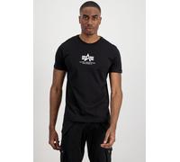ALPHA INDUSTRIES Herren Basic T Ml T-Shirt, Schwarz, XXL