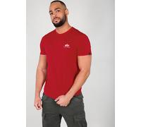 Alpha Industries Basic T Small Logo T-Shirt für Herren Speed Red