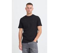 Rundhalsshirt BLEND "BHMFort", Jungen, Gr. XXL, schwarz beauty, Sweatware, 100% Baumwolle, Strukturmuster, normal normal, Rundhals, normaler Saum, Shirts Rundhalsshirt, Basic T-Shirt mit Rundhalsaussc