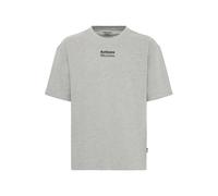 Rundhalsshirt BLEND "Rundhalsshirt BHBako", Herren, Gr. XL, grau (stone mix), Obermaterial: 85% Baumwolle CO. 15% Viskose CV., Shirts Rundhalsshirt (62533314-XL) stone mix