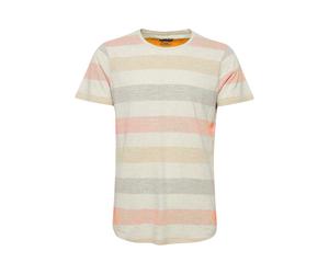 Rundhalsshirt BLEND "Rundhalsshirt BHEfkin", Jungen, Gr. XXL, orange (jaffa orange), Obermaterial: 70% Baumwolle CO. 30% Polyester PES., Shirts Rundhalsshirt (88023958-XXL) jaffa orange